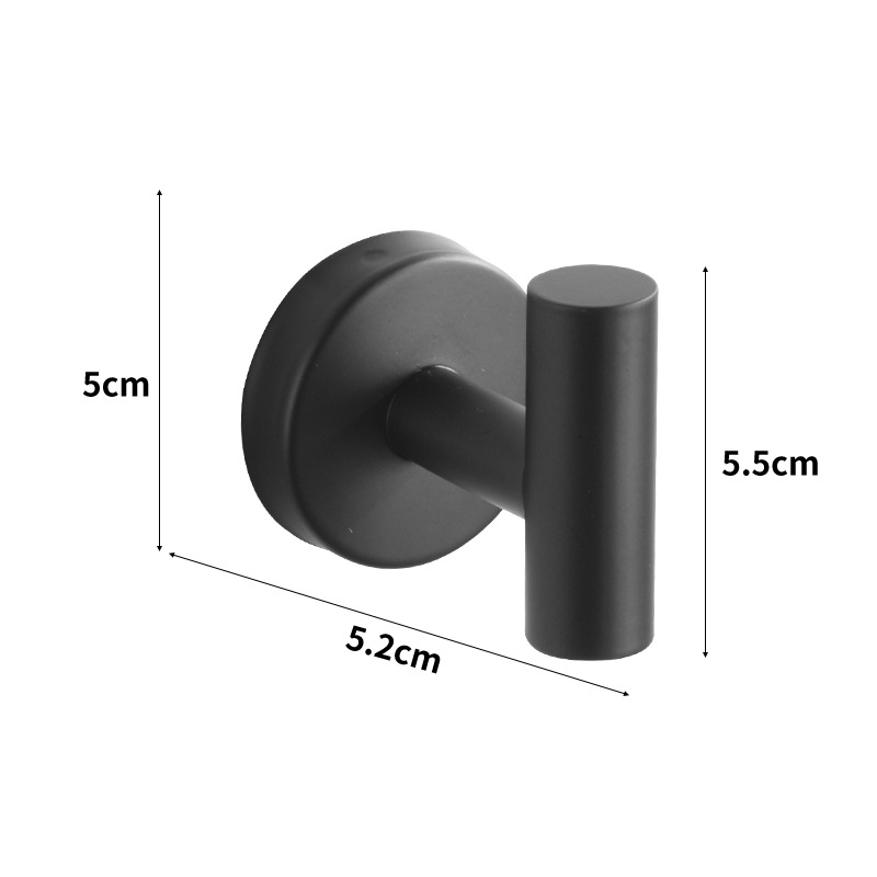 Colgante de acero inoxidable conjunto de baño hogar vida sin rastro pared tipo toalla de almacenamiento de toallas de gancho