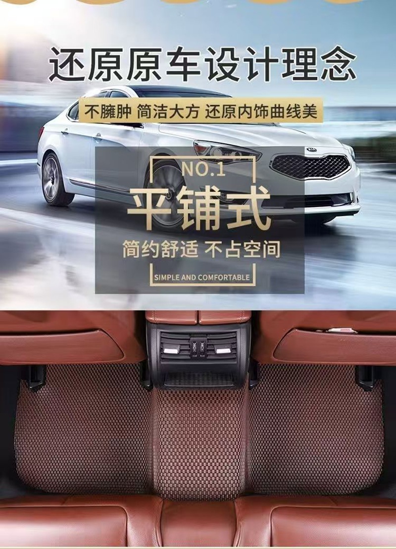 Cuttable Universal Car Floor Mats, Waterproof, Non-Slip, Wear-Resistant Pvc Roll Material, Latex Silicone Rolling Ball Floor Mats, Universal