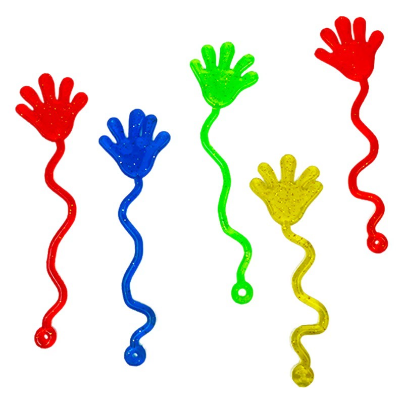 Ностальгическая стена для скалолазания Пальма креативная липкая маленькая ручная декомпрессия вентиляционного отверстия целая эластичная маленькая рука Украшение на Хэллоуин маленькая ладонь