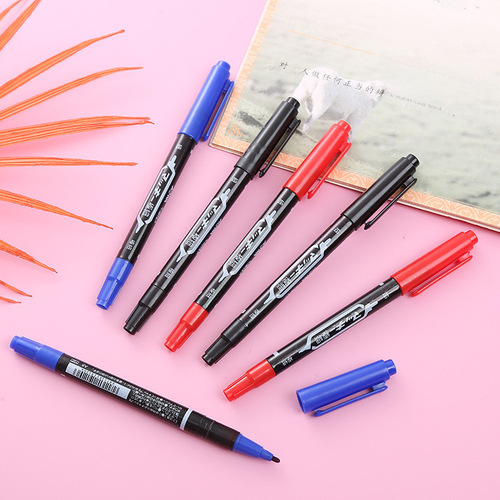 Boxed 120 Oil-Based Markers Creative Dual-Head Art Fine Liner Pens Extremely Fine Colorful Painting Markers Wholesale