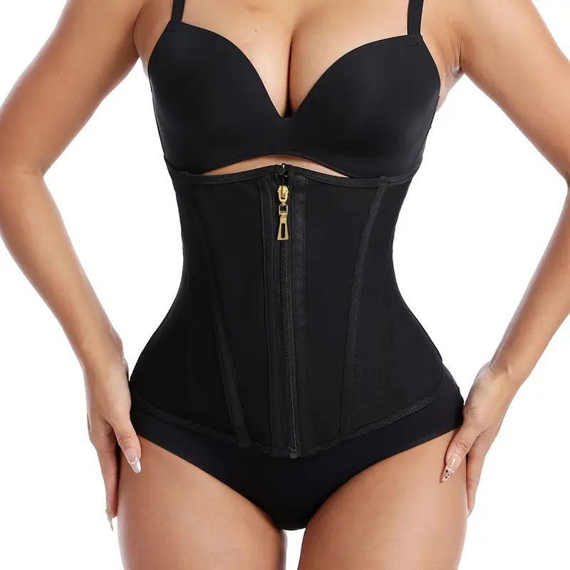 Popular Women's Abdominal Waist Trainer Corset with Steel Bones, Breathable Shapewear Waist Belt