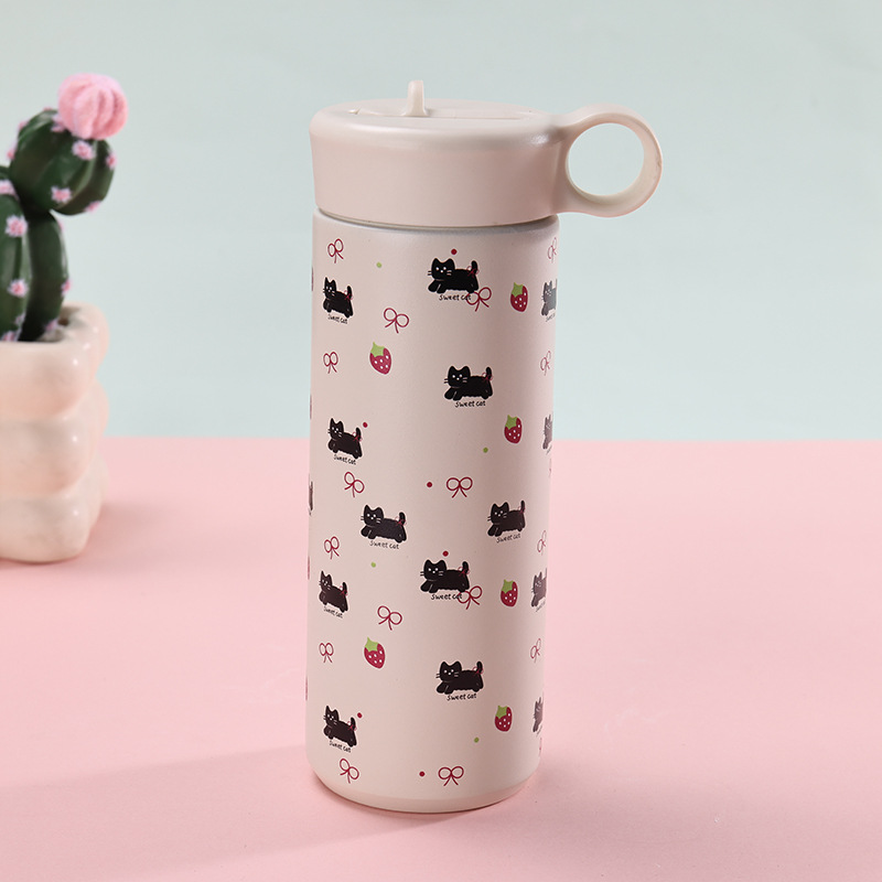Gourde thermos en acier inoxydable pour chat et chien_voghion.com