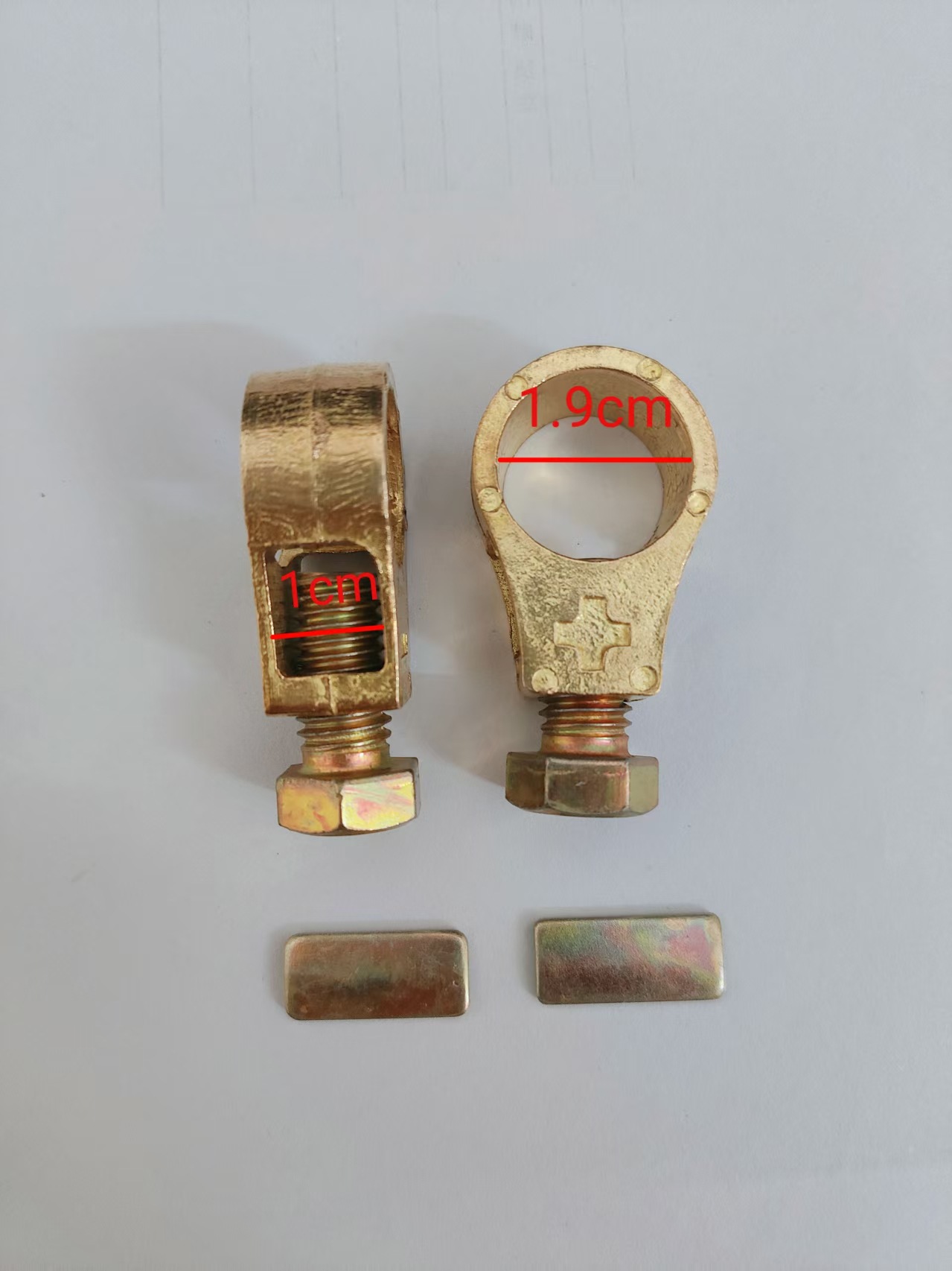 Battery Clamp, Battery Terminal, Pure Copper Thickened Battery Terminal Clamp, Battery Post Connector