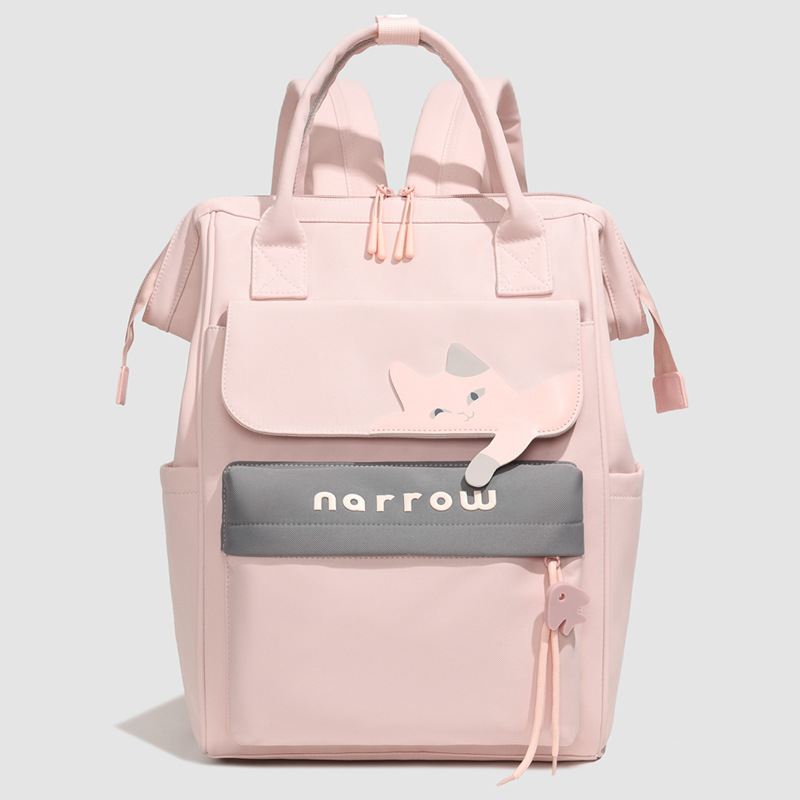 Bolsa de moda multifuncional para mamás de gran capacidad de contraste de color bolsas de mano para madre y bebé bolsas de aislamiento de leche independientes bolsas de hombro mujeres