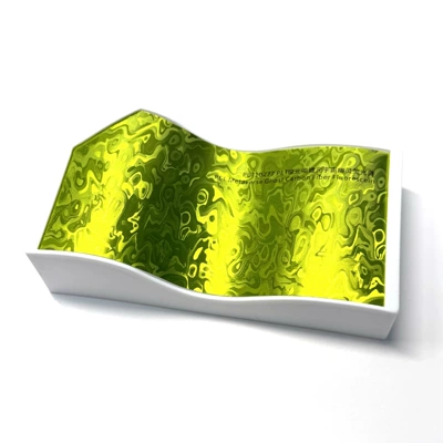 Decoration and Interior Modification, Metaverse | Auto Color Change Film - pet-matte-electroplating-ghost-fluorescent-yellow-152m17mroll-supports-slitting