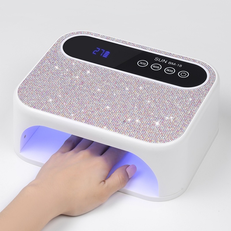 Almacenamiento de energía Lámpara de uñas inalámbrica Lámpara de fototerapia Lámpara para hornear uñas Lámpara de curado UV de secado rápido Lámpara de uñas recargable