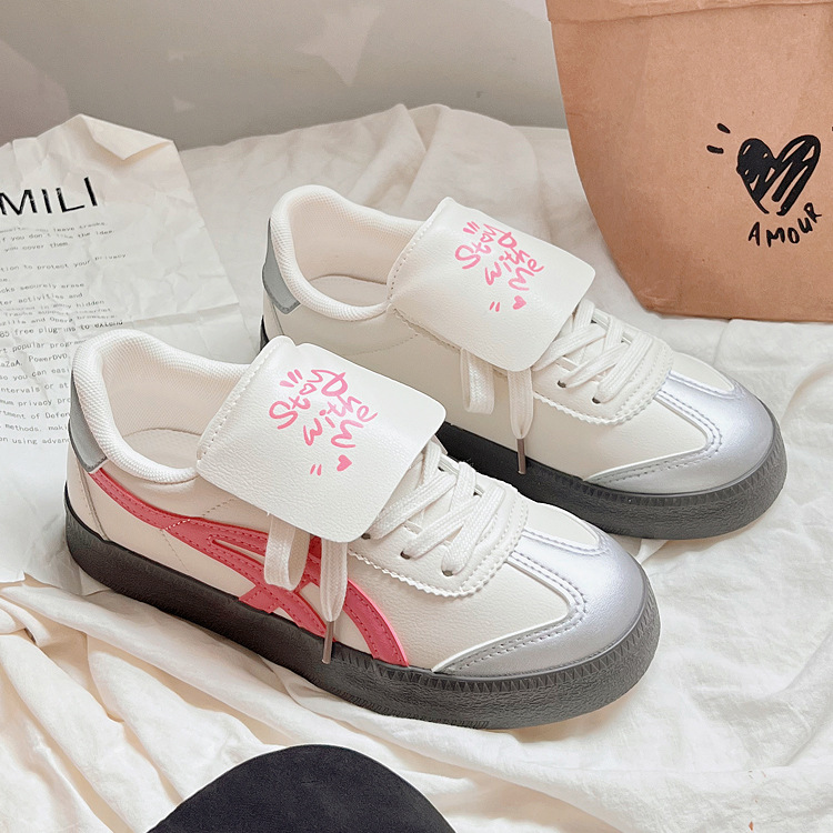 Nicho Zhong casual zapatos de entrenamiento alemán para mujeres verano y otoño 2025 nuevos zapatos de mujer con suela plana universal zapatos deportivos retro antideslizantes para mujeres