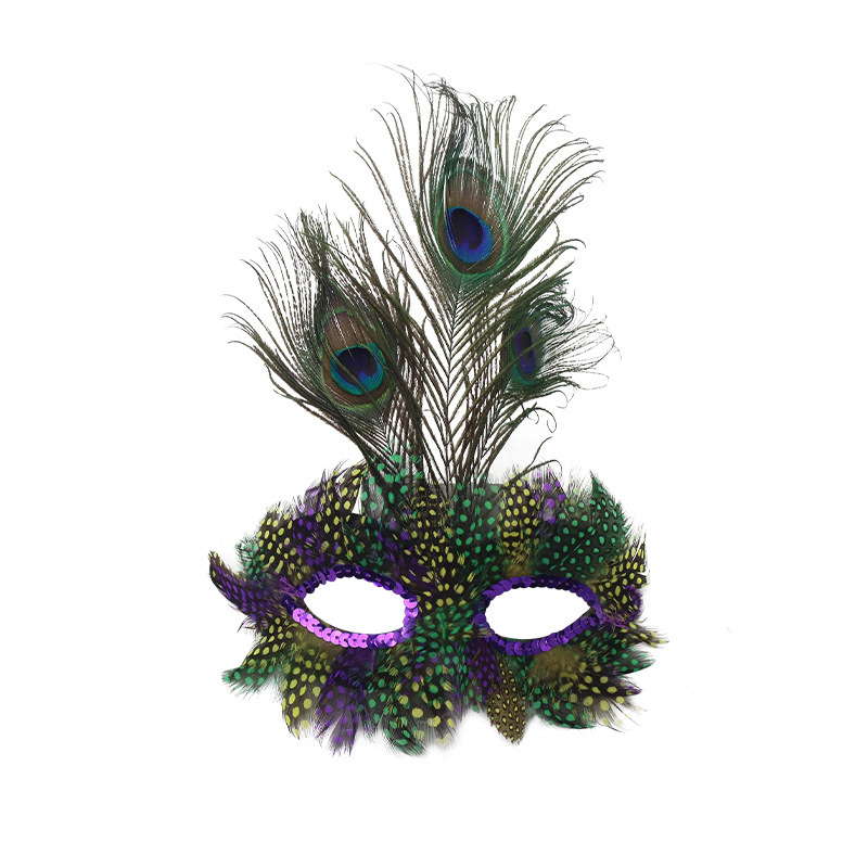 Amazon nueva máscara de plumas de sequillas máscara fiesta sexy mitad cara máscara de ojos fiesta