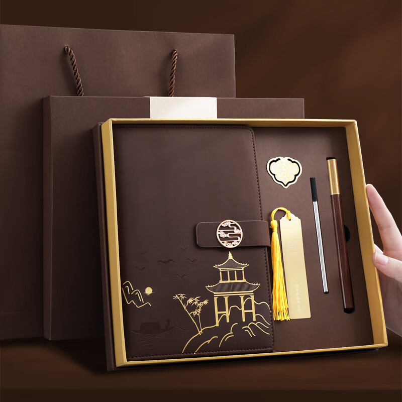 El juego de cuadernos A5 en caja de regalo se puede imprimir con logotipo, es un regalo ideal para oficinas comerciales, personaliza tu cuaderno de notas con la tendencia nacional para estudiantes.