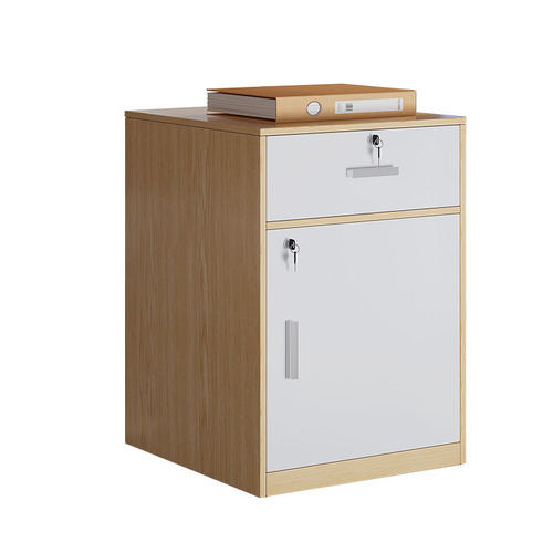File cabinet with lock under desk storage cabinet multi-layer drawer storage cabinet floor-standing wooden low cabinet for confidential information