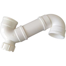 联塑PVC管件下水管配件排水管接头直接弯头三通45度存水弯返水弯