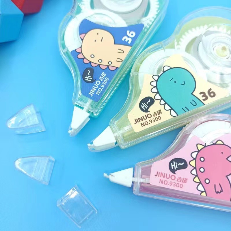 Cinta correctora con diseño de animales para estudiantes, cinta correctora para escuela secundaria, cinta correctora de alta calidad y asequible, artículos de papelería