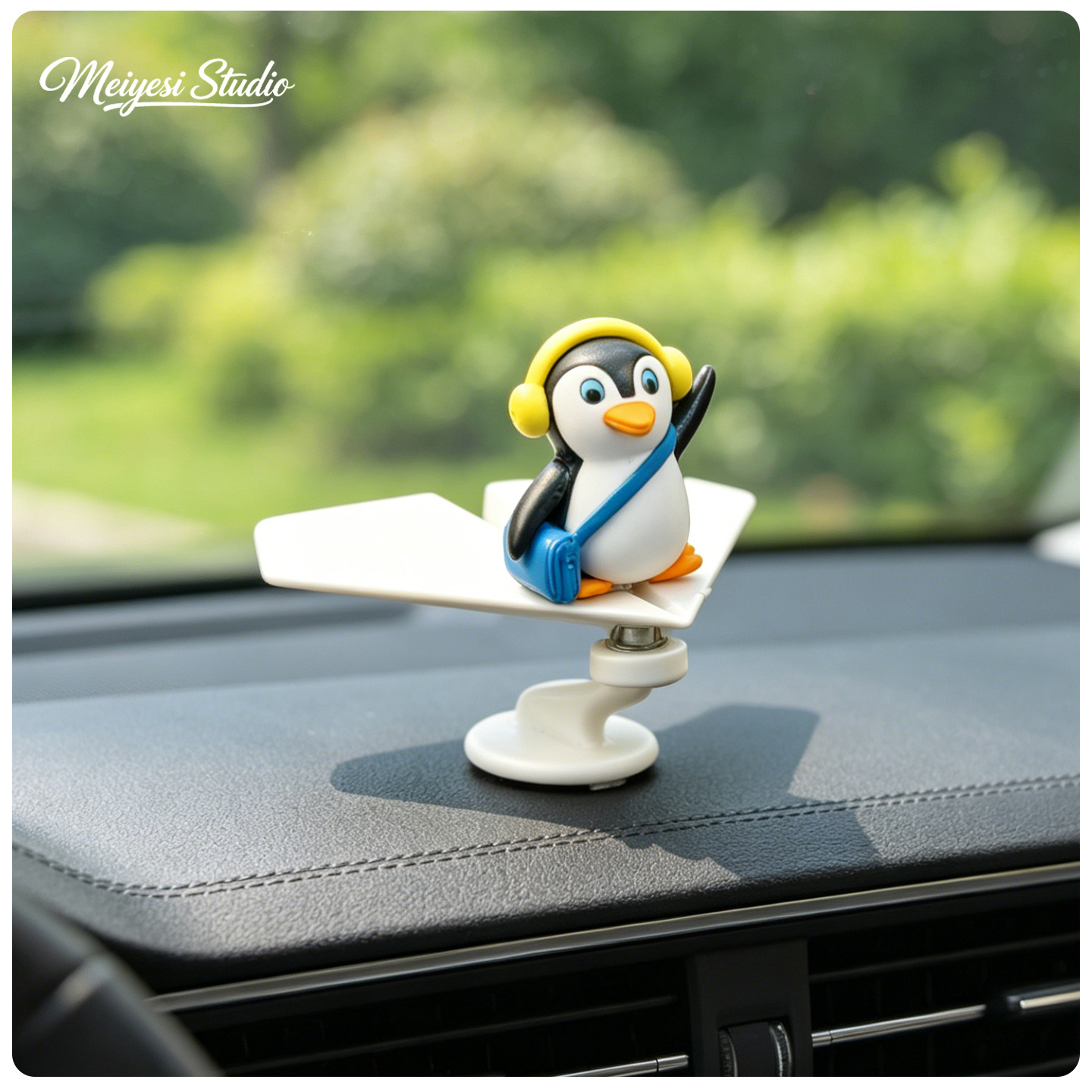 Crayón nuevo avión giratorio 2026 nuevo automóvil adorable joyería de dibujos animados decoración de curación descompresión