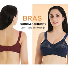 厂家直销外贸超大码薄全罩杯收副乳无钢圈文胸BCDEFH杯PLUS BRAS