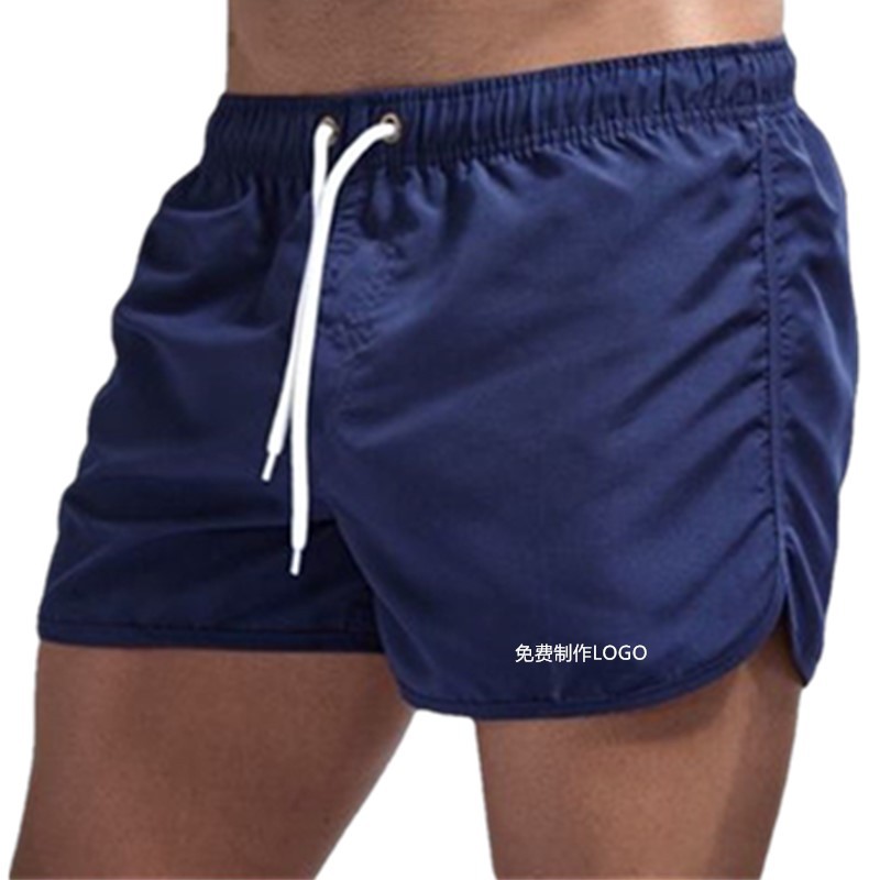2025 Men's Fashionable Beach Shorts Multi-Color Waterproof Swim Trunks Sports Three-Quarter Pants Unisex Embroidered Logo Quick-Drying