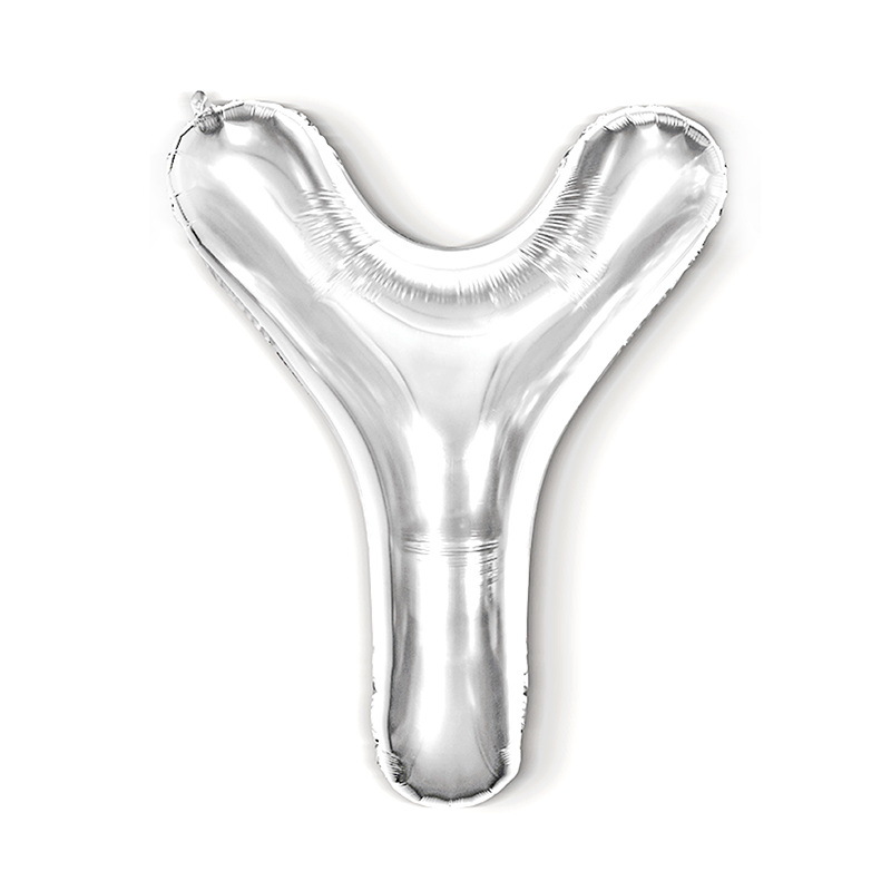 32 pulgadas 40 pulgadas 16 pulgadas inglés carta globo de aluminio fiesta de cumpleaños decoración de la boda papel de aluminio globo escena diseño