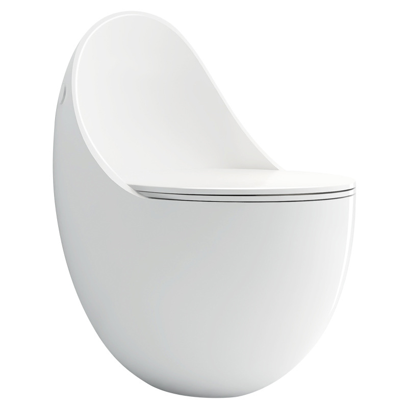 Inodoro de inodoro tipo huevo de hogar pequeño personalizado de nuevo estilo sifón desodorante hogar fábrica de inodoro ordinario al por mayor