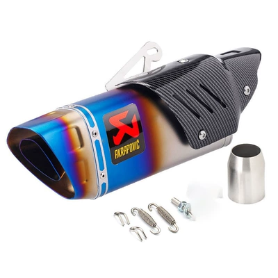 throat oblique triangle exhaust | Motorcycle exhaust pipe - g