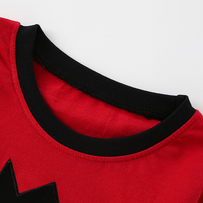 Malwee traje para niños rojo otoño nuevo estilo europeo y americano pantalones casuales de manga larga a cuadros de dos piezas para niños pequeños y medianos