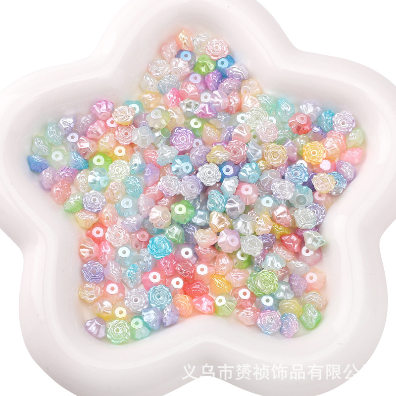 ABS パールフラワービーズアクセサリーペンダント手作り diy ブレスレットネックレスイヤリングジュエリー材料アクセサリー|undefined