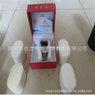 来样订制 带弧度海绵 白色手表展示枕头 绒布枕芯饰品首饰小枕头
