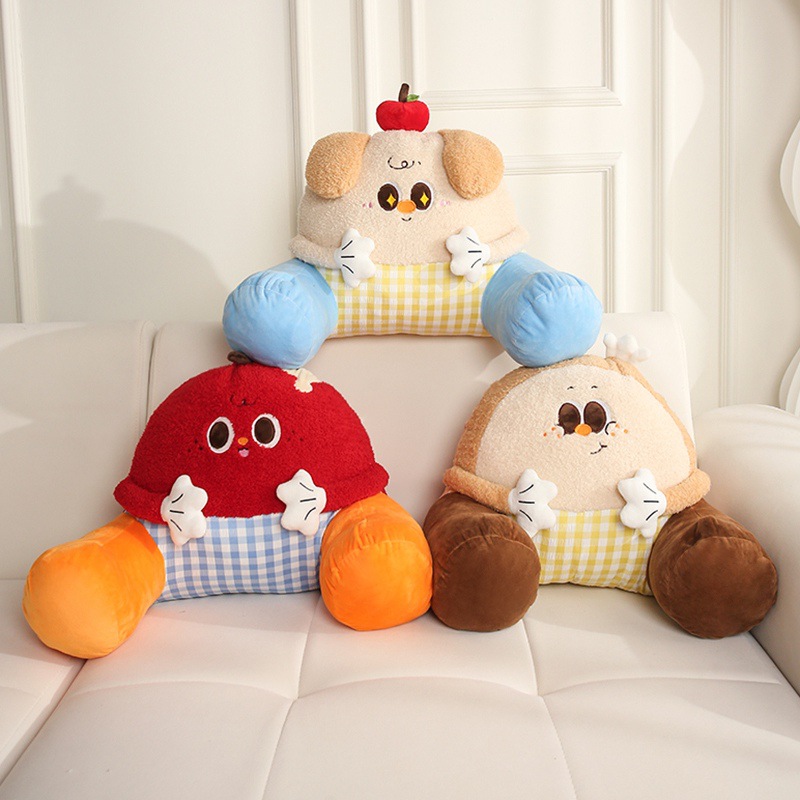 Super Cute Huggable Big Pillow for Bed, Waist Support, Sofa Cushion, Office Pillow, Backrest Cushion, Lumbar Pillow, Removable and Washable