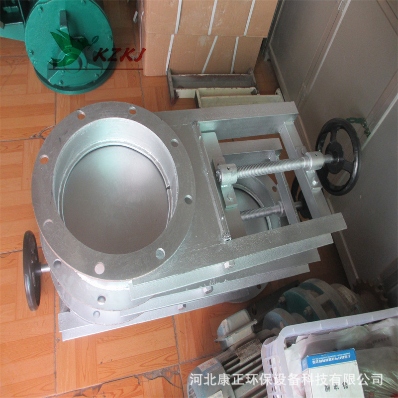 电动方形圆法兰插板阀电动防爆平板闸板阀螺旋闸门不锈钢手电闸阀