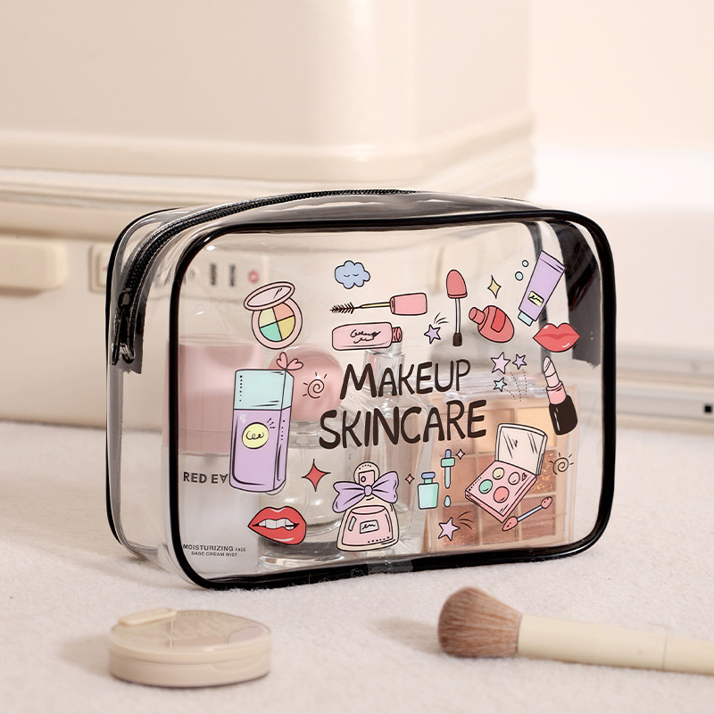 Beilian Cross-Border Transparent Cosmetic Bag Travel Outdoor Convenient Medical Bag Amazon Coin Card Bag Toiletry Bag Wholesale