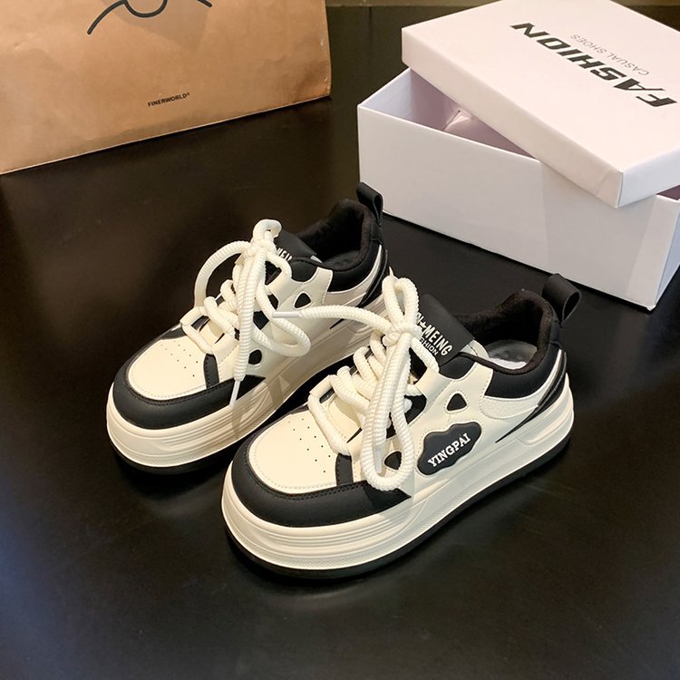 Damen Sneaker Mit Dicker Sohle Für Frühling Und Herbst_voghion.com