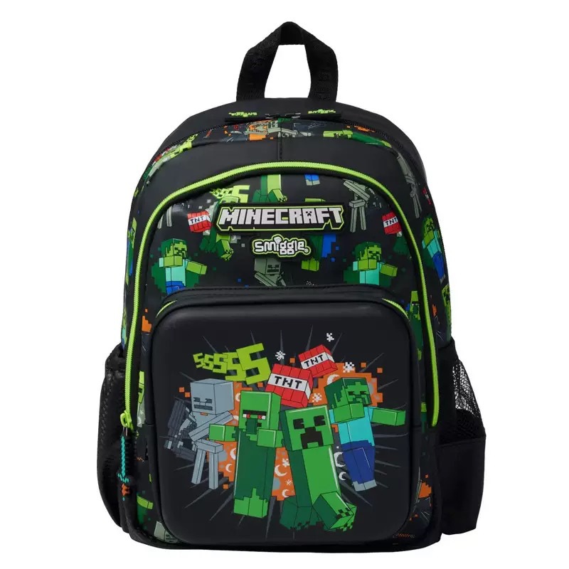 Australia Smiggle caricatura mochila de tamaño medio jardín de infantes mochila de hombro 3D con sombrero de caricatura