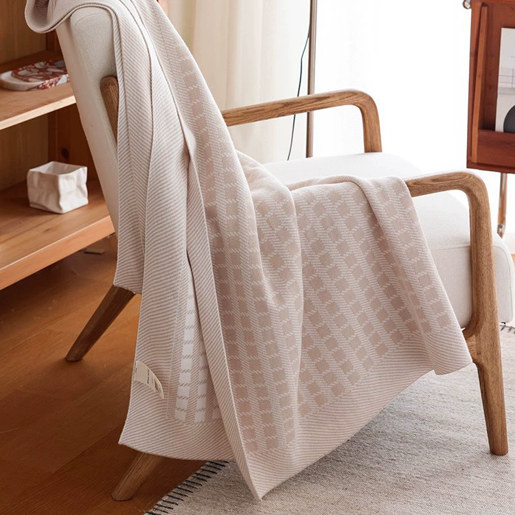 Modern knitted summer sofa, decorations for leisure, cotton cotton duvet, (Cross-border trading)