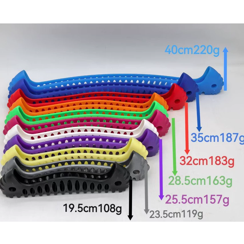 TPE elastic stretch ice skate slider speed slider protective sleeve