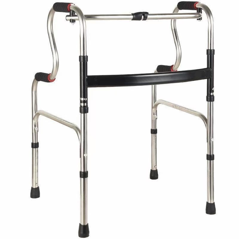 Suministro de fábrica ayuda para caminar aleación de aluminio ayuda para caminar rehabilitación ayuda para caminar discapacitados ancianos ayuda para caminar de acero inoxidable ayuda para caminar