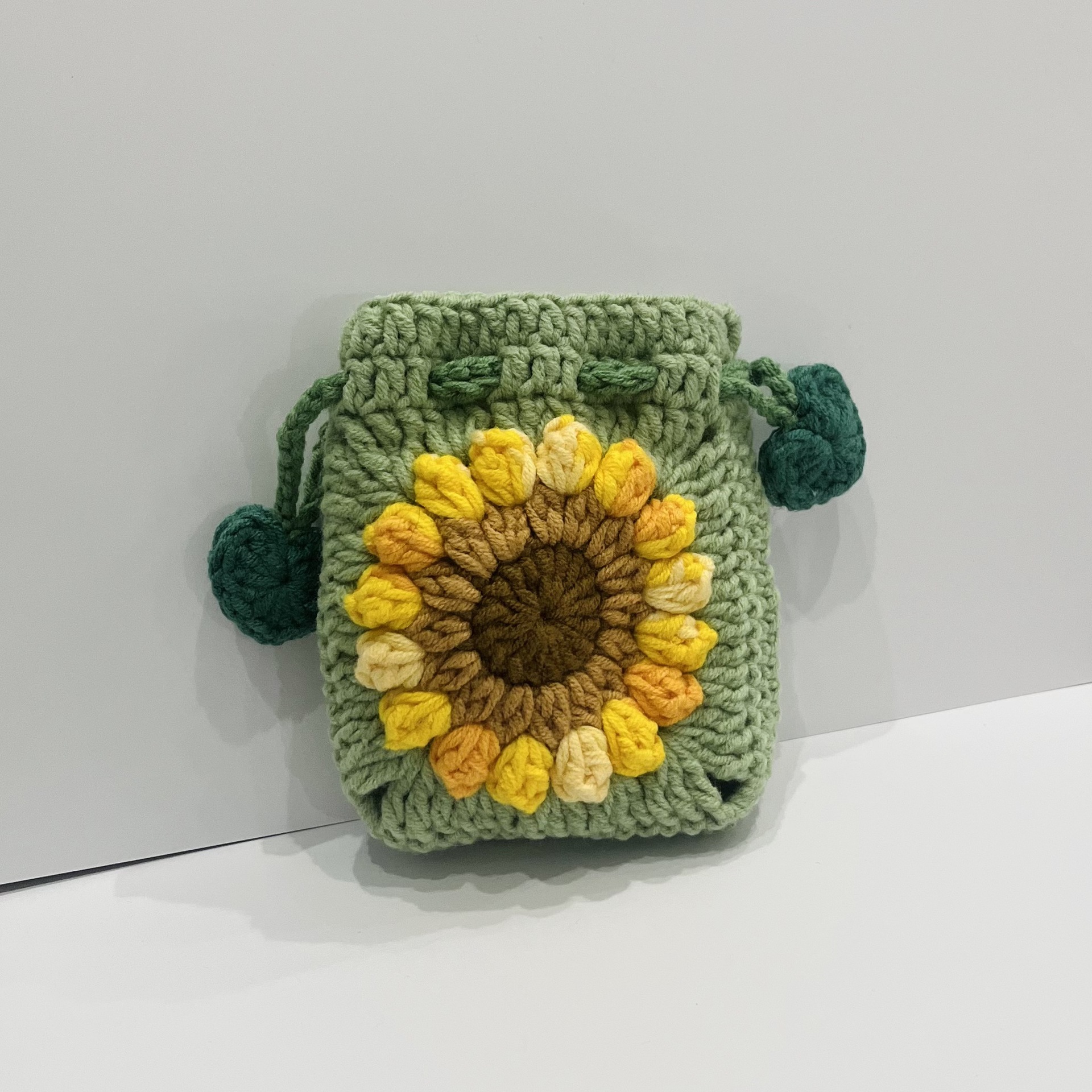 Girasol verde hueco 9x11x2cm