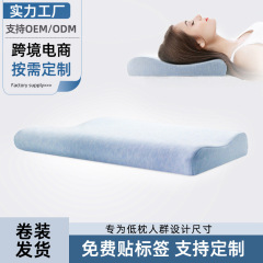 睡眠枕の薄いタイプのa類の記憶綿の枕の芯の成人の長いタイプの低い枕は頚椎の枕を保護します。