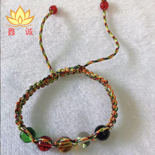 5色彩线金刚结绳编手链