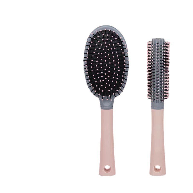 Peine para peinar cabello largo con corona alta, que da volumen a las raíces, diseño hueco, masaje para cabello rizado, peine curvo grande para peinar el cabello.