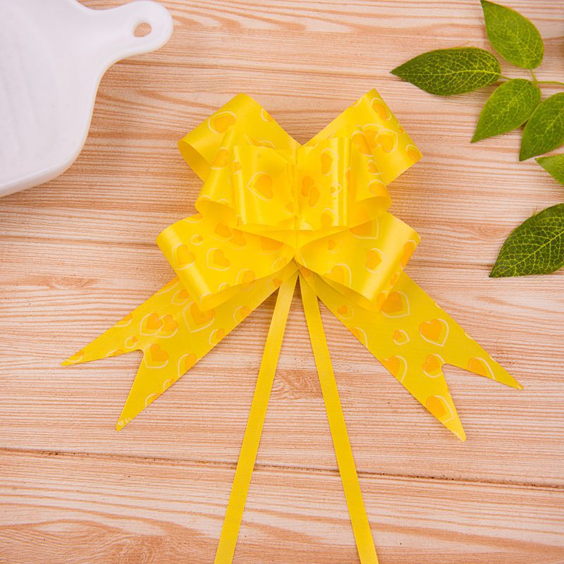 Decoración del coche de la boda mano tire flor 50 gran arco bolsa de regalo manija de la puerta del coche Rosa tire flor fábrica al por mayor