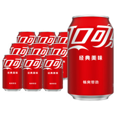 汽水ol整箱可乐24碳酸饮料经典原味C330mlCo可口可乐aca可乐