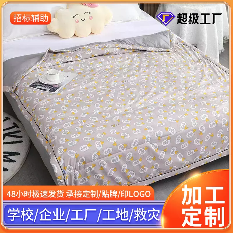 可机洗学生宿舍小香丝夏凉被高档单人双人空调被夏季薄被厂家批发