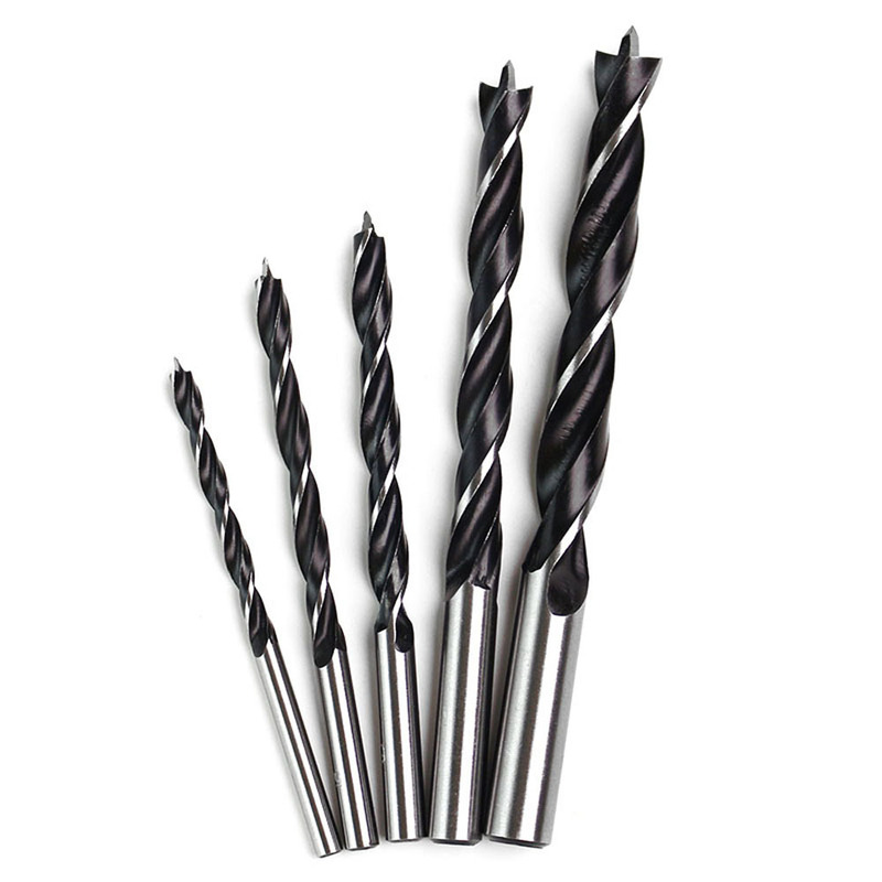 Three-Point Woodworking Drill Bit Positioning Twist Drill Bit with Round Shank for Wood and Plastic Positioning Drilling and Hole Opening Woodworking Drill Three-Point Woodworking Drill Bit Positioning Twist Drill Bit with Round Shank for Wood and Plastic Positioning Drilling and Hole Opening Woodworking Drill