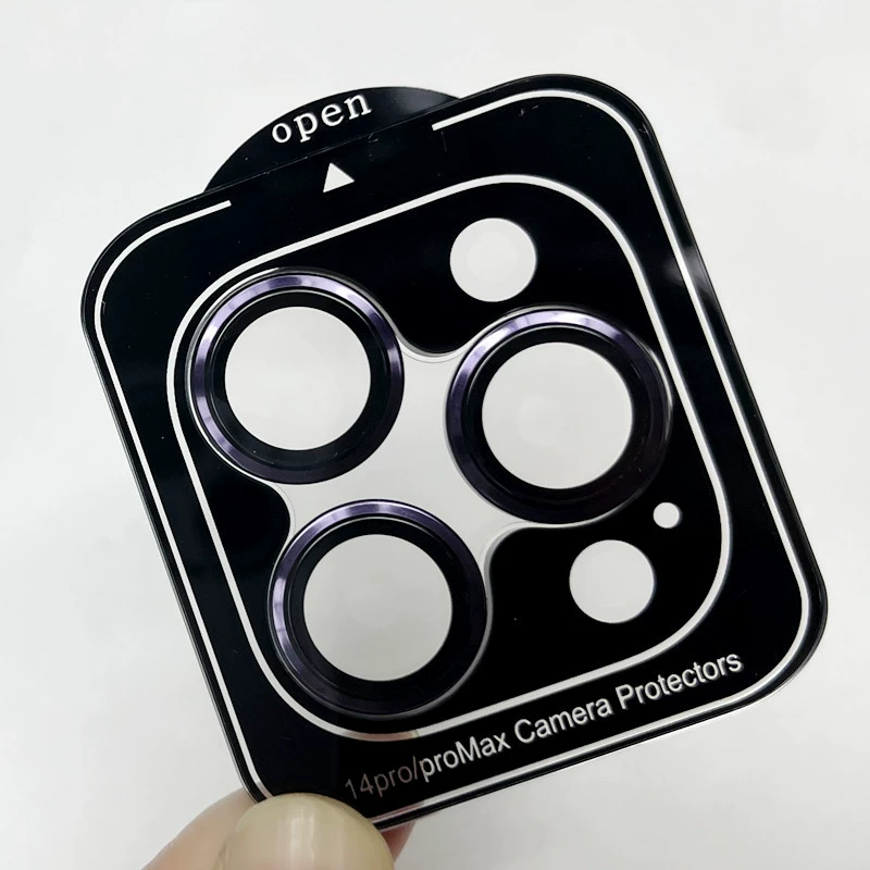 Camera Lens Protector (Apple) iPhone 17 / 17 Pro Max Compatible, Metal Ring, Geolocation Function