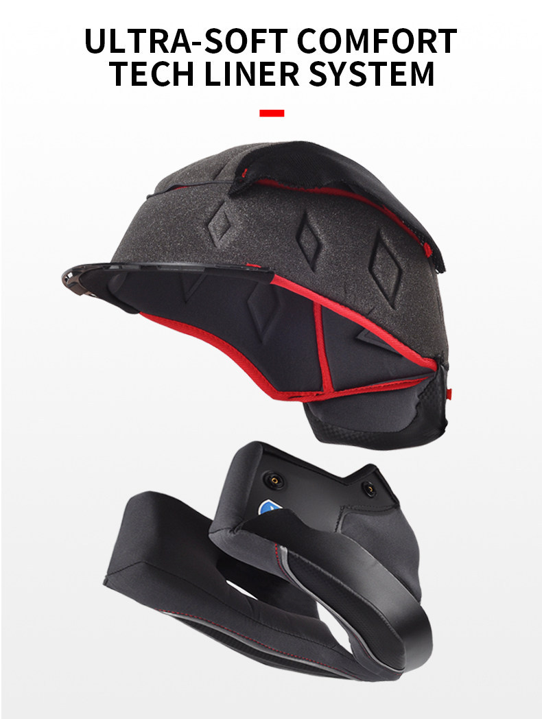 American Vega Motorcycle Helmet for Men and Women, Bluetooth Full-Face Helmet, 3C Certified, All-Season, Retro, Personalized, Anti-Fog