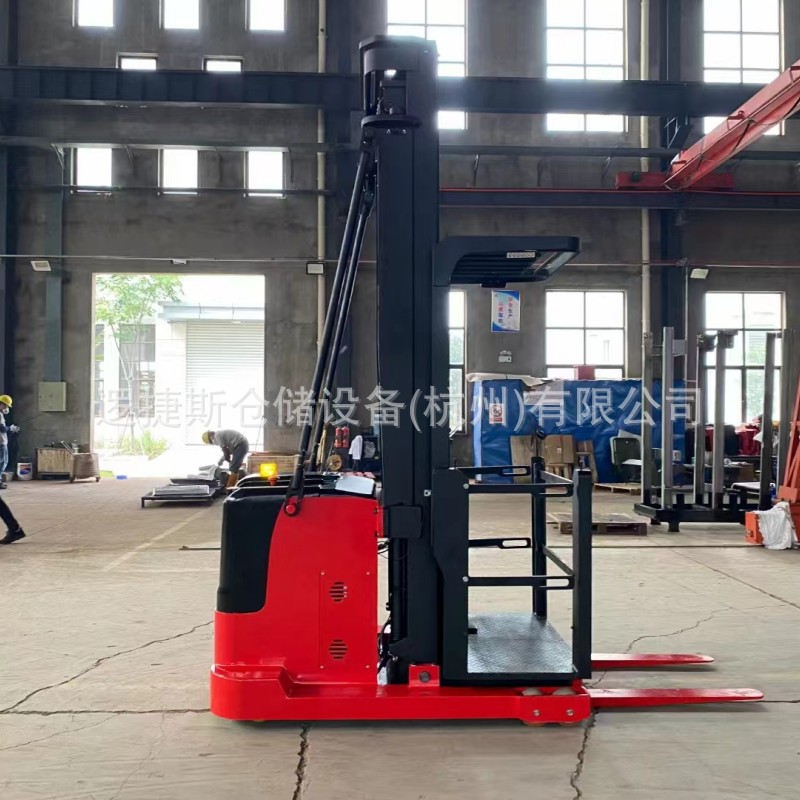 高位拣选车1吨7.2m工厂超市仓库装卸货物电动升降拣货堆高叉车