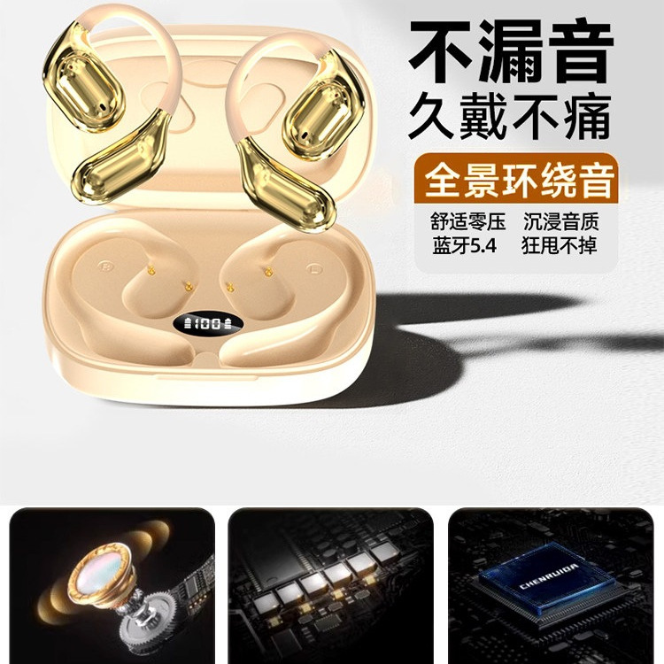 2025 New Model Berlin Sound Bluetooth Earphones Wireless Ear-Hook Type Air Conduction Open Design Non-In-Ear for Running and Sports 2025 New Model Berlin Sound Bluetooth Earphones Wireless Ear-Hook Type Air Conduction Open Design Non-In-Ear for Running and Sports