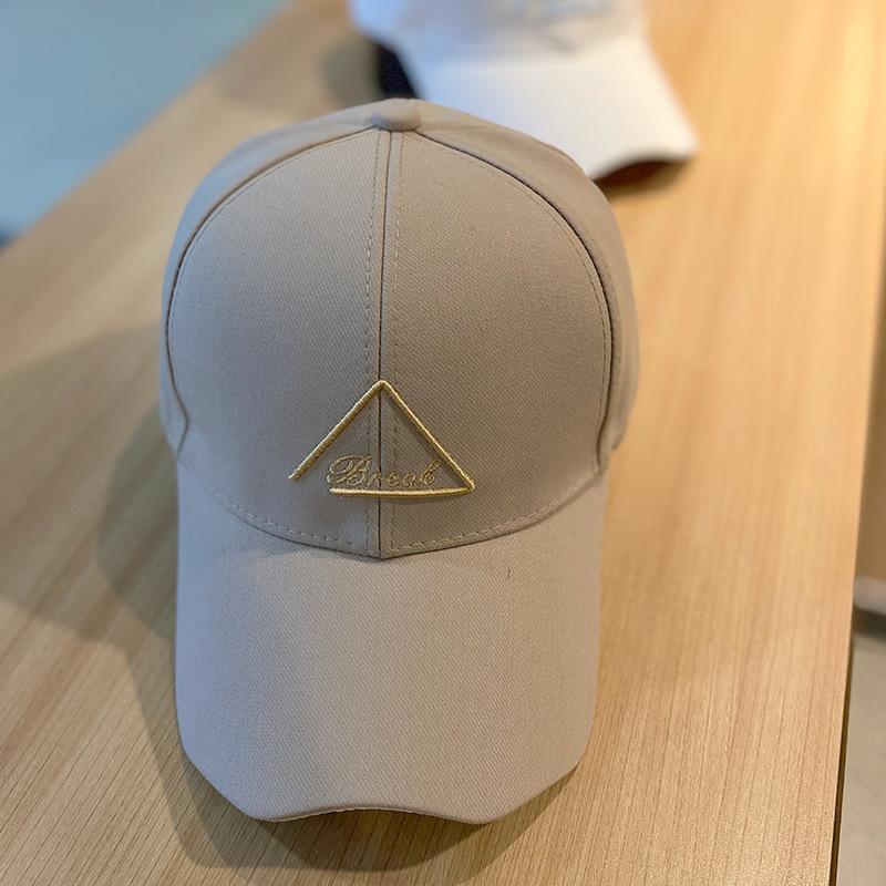 Sombrero femenino verano calle moda marca pareja personalidad bordado gorra de pico coreano protección solar ala curva gorra de béisbol Masculino