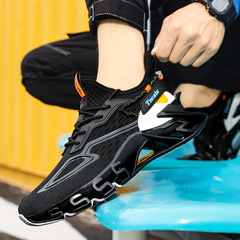 工廠直供刀鋒鞋子男潮鞋減震籃球運動鞋網面跑步鞋男鞋跨境男網鞋