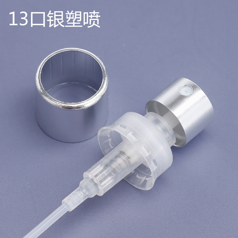 En stock 15-boca boquilla cosmética perfume pulverización fina oro plata negro 13-boca máquina de sellado de la boquilla de bayoneta