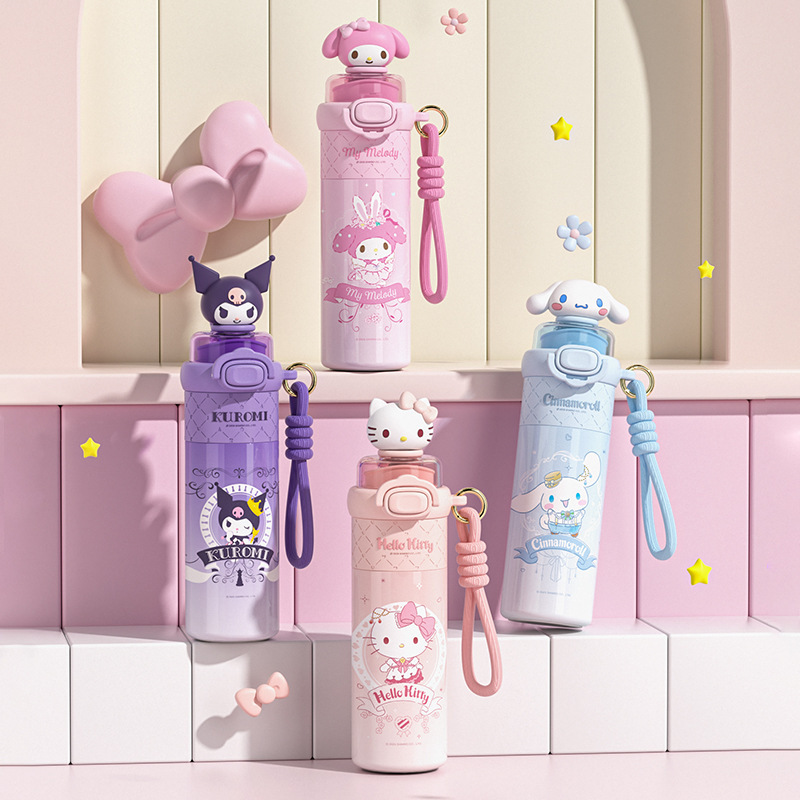 hellokitty可爱保温杯女生吸管水杯新款2025高颜值大容量学生杯子|undefined