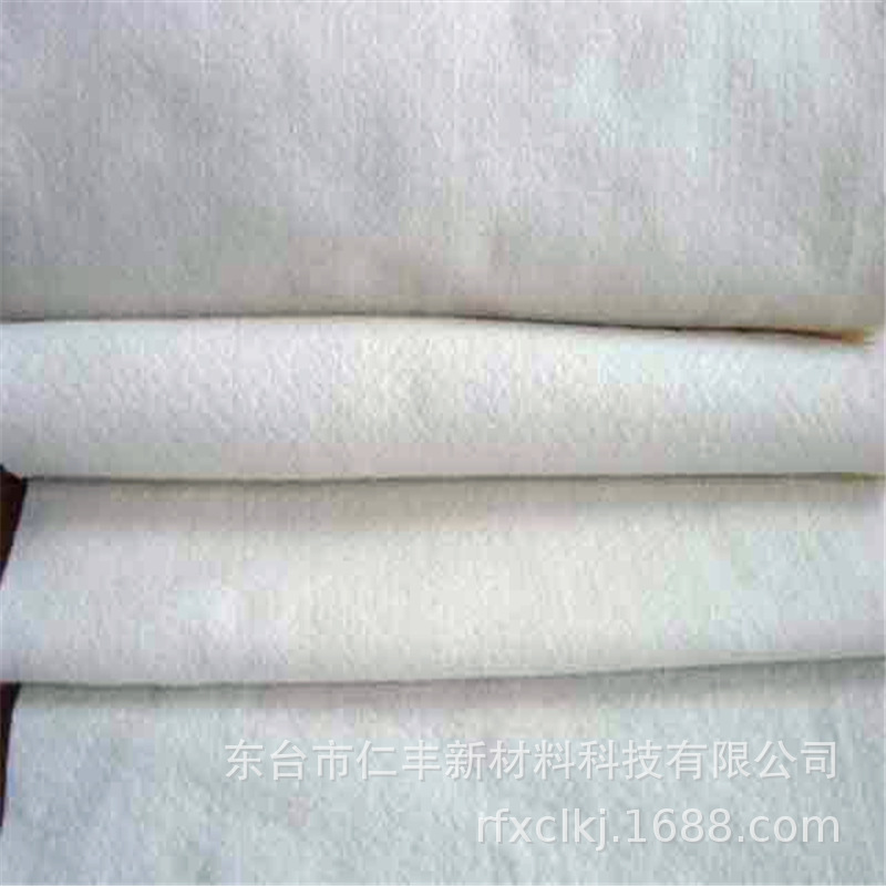 厂家直销8 150克白色过虑保温针刺棉非织造布 服装家纺无纺布